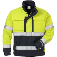 Fristads Palosuojattu High vis talvitakki lk 3 4588 FLAM Huomiokeltainen/Laivastonsininen 2XL