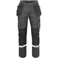 Projob 7509 Work Trousers 7509 Work Trousers 9910-Viz Grey/Black C50