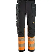 Snickers Workwear Snickers 6231 4-suuntaan joustavat huomiotyöhousut riipputaskuilla lk 1
