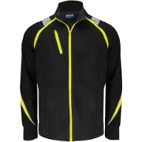 Projob 2328 Mikrofleecetakki - Black/Yellow - XXL