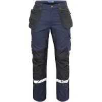 Projob 7509 Work Trousers 7509 Work Trousers 9910-Viz Navy/Black D96