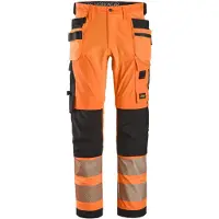 Snickers Workwear Snickers 6232 4-suuntaan joustavat huomiotyöhousut riipputaskuilla lk 2