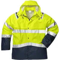 Fristads High vis sadetakki lk 3 4624 RS Huomiokeltainen/Laivastonsininen S