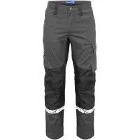 Projob 7508 Work Trousers 7508 Work Trousers 9910-Viz Grey/Black C150