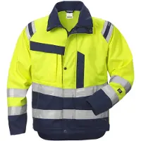 Fristads High vis takki lk 3 4026 PLU, huomiokeltainen/laivastonsininen, XS