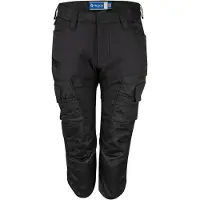 Projob 2556 Naisten Stretch Caprihousut - Black - C46