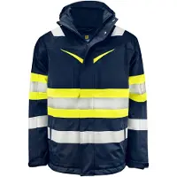 Projob 6454 Tekninen Takki En Iso 20471 Luokka 1 - Navy blue/yellow - L