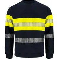 Projob 6129 Collegepaita En Iso 20471 Luokka 1 - Navy blue/yellow - XS