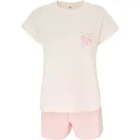 Dagi Pyjamashortsit ecru / roosa