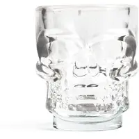 Kikkerland Skull Shot Glass Set of 4