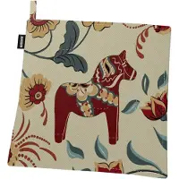 Arvidssons - Leksand Patalappu 65x85 cm Beige/Punainen
