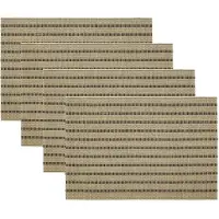 House Doctor Dækkeserviet, Hdfica, Sort;Natural - Beige - 46X35X0CM