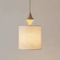 TK Lighting Kattovalaisin Amura , himmennettävä, Kerma/meripihka, Olohuone/ruokailutila, Tekstiili/kangas/silkki, Moderni