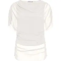 Vila Vilissy S/L Mesh Top - Cream - L
