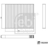 FEBI BILSTEIN Suodatin, sisäilma 1002069