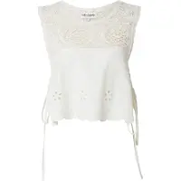 Lollys Laundry Portobelloll Top Sl - White - S