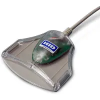 Posiflex Omnikey 3021 -älykortinlukija, USB-A, harmaa/läpinäkyvä