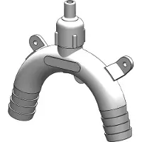 Trudesign Takalaskuventtiilikyynärpää
