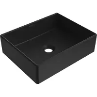 Mexen Goya pöytätason yläpuolinen pesuallas 40 x 32 cm, musta matta - 22184085