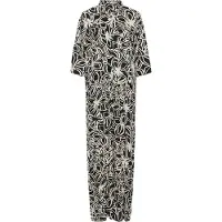 Kaffe Kasanne Plain Weave Jumpsuit Printe - Black - 42