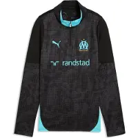 Puma Marseille Harjoituspaita 1/4 Vetoketju - Musta/sininen Lapset - , koko 140 cm