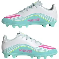 Adidas Urheilukengät 'F50 Messi Club' taivaansininen / neonvihreä / neonpinkki / valkoinen