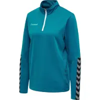 Hummel Hmlauthentic Half Zip Sweatshirt Woman - Blue - XS