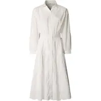 Pepe Jeans for woman. PL9537781 Dress Celeste white (S), Casual, Cotton, Long sleeve