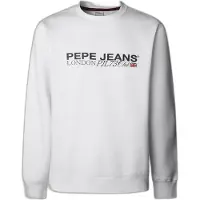 Pepe Jeans for man. PM5800029 Sweatshirt Matthew white (XL), Casual, Cotton