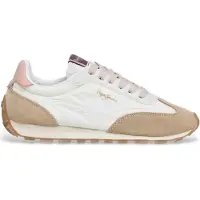 Pepe Jeans for woman. PLS400030 Jane Subtle Sneakers white, beige (39), Flat, Laces, Casual