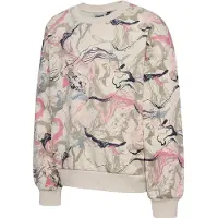 Hummel Hmljr Loose Aop Sweatshirt - Cream - 122/128