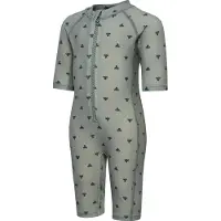 Hummel Hmlmini Bee Aop Swimsuit 3/4 Sl - Grey - 98