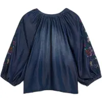 Desigual Pusero sininen denim / punainen / valkoinen