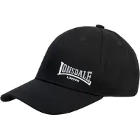 Lonsdale Lippalakki 'ENVILLE' musta / valkoinen