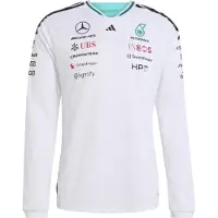 Adidas Mercedes-amg Petronas F1 Team Driver Authentic Pitkähihainen T-paita