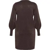KAFFE CURVE Kcregitta Knit Dress - Brown - M