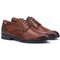 Pikolinos for man. M7J-4187 Brown Bristol leather shoes (40), 1 to 3 cm, Laces, Classic