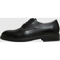 Selected Slmblake Leather Derby Shoe Noos - Black - 40