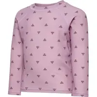 Hummel Hmlmini Bee Aop Swim T-Shirt L/S - Pink - 86