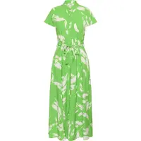 Soaked Slarjana Maxi Dress Ss - Green - S