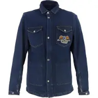 Helstons Captain Denim Pitkähihainen Kauluspaita