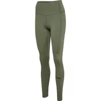 Hummel Hmlhiit Intensity High Waist Tights - Khaki green - M