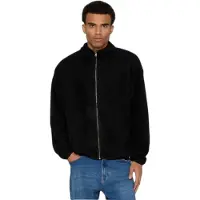 DEF Teddy Kokovetoketjullinen Collegepaita
