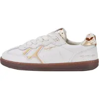 Pepe Jeans for woman. PLS000027 Ball Chic Leather Sneakers white (39), Flat, Laces, Casual