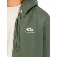 Alpha industries Perus Vetoketjuhuppari Oliivi M Miehet vihreä