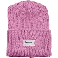 Hummel Hmljr Heavy Rib Knit Beanie - Pink - ONE SIZE
