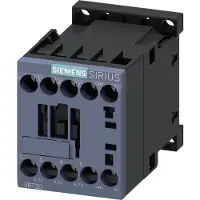 Siemens Kontaktor 5.5kW/400V, ac 24V, 1NO, 3-poletti, Størrelse S00 Skrueterminaler