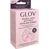 GLOV Hair Bonnet Double Layer Anti-Frizz Satin Hair Bonnet- Black Pyyhe 1 kpl