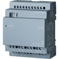 Siemens LOGO! DM16 24, laajennusmoduuli, PU/I/O: 24V DC/24V DC/TRANS, 8 DI/8 DO