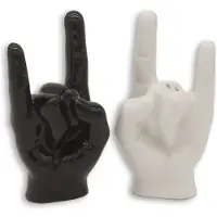Winkee - Rock Hand Salt and Pepper Shaker - Salt and Pepper dispenser